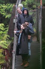 ELIZABETH OLSEN on the Set of Eternity in Vancouver 05/24/2024