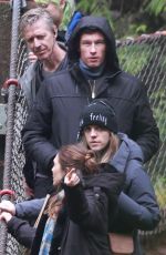 ELIZABETH OLSEN on the Set of Eternity in Vancouver 05/24/2024