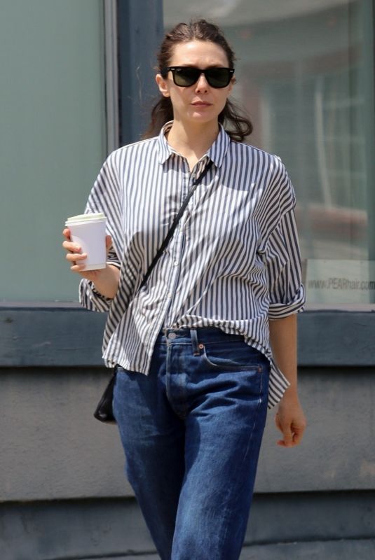 ELIZABETH OLSEN Out for Lunch with a Friend in Los Angeles 05/13/2024