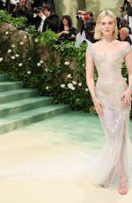 ELLE FANNING at Met Gala Celebrating Sleeping Beauties: Reawakening Fashion in New York 05/06/2024