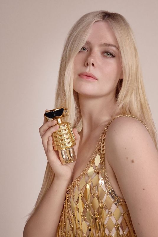 ELLE FANNING for FAME Intense by Paco Rabanne Campaign, April 2024
