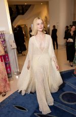 ELLE FANNING Leaves Hotel Martinez at Cannes Film Festival 05/25/2024
