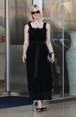 ELLE FANNING Leaves Hotel Martinez in Cannes 05/24/2024