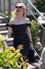 ELLE FANNING Leaves Hotel Martinez in Cannes 05/25/2024