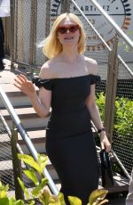 ELLE FANNING Leaves Hotel Martinez in Cannes 05/25/2024