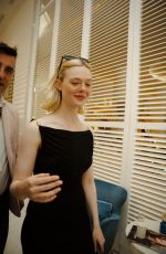 ELLE FANNING Out for Dinner at Martinez Hotel in Cannes 05/23/2024
