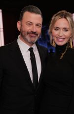 EMILY BLUNT at Jimmy Kimmel Live 04/29/2024