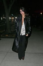 EMILY RATAJKOWSKI Arrives at Derek Blasberg