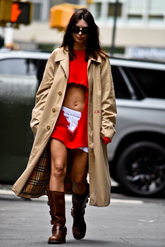 EMILY RATAJKOWSKI Out in New York Ahead of Met Gala 05/06/2024