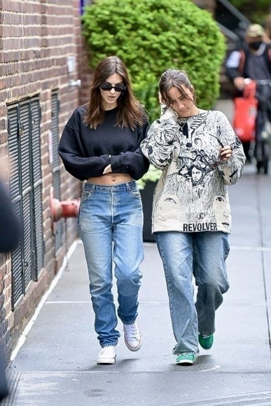 EMILY RATAJKOWSKI Out with a Friend in New York 05/15/2024