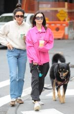 EMILY RATAJKOWSKI Out with Her Dog Colombo and a Friend in New York 05/13/2024