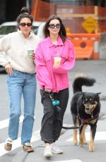 EMILY RATAJKOWSKI Out with Her Dog Colombo and a Friend in New York 05/13/2024
