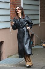 EMILY RATAJKOWSKI Out with Her Dog Colombo in New York 05/16/2024