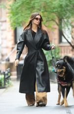 EMILY RATAJKOWSKI Out with Her Dog Colombo in New York 05/16/2024