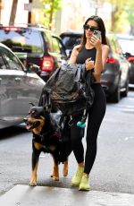 EMILY RATAJKOWSKI Takes Her Dog for a Walk in New York 05/14/2024