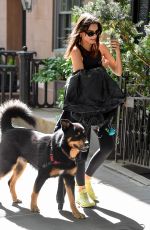 EMILY RATAJKOWSKI Takes Her Dog for a Walk in New York 05/14/2024