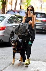 EMILY RATAJKOWSKI Takes Her Dog for a Walk in New York 05/14/2024