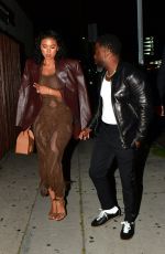 ENIKO PARRISH Arrives at The Nice Guy in West Hollywood 05/11/2024