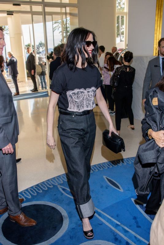 EVA GREEN Arrives at Her Hotel in Cannes 05/14/2024