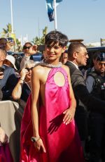 EVE GILLES Leaves Marriott Hotel in Cannes 05/21/2024