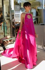 EVE GILLES Leaves Marriott Hotel in Cannes 05/21/2024
