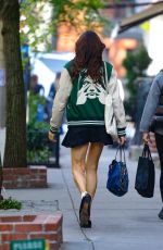 FAMKE JANSSEN Out Shopping in New York 04/30/2024