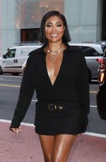 GABRIELLE UNION Arrives at Tiffany Titan by Pharrell Williams Collection Debut at Tiffany & Co. Landmark in New York 05/02/2024