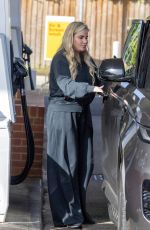 GEORGIA KOUSOULOU at a Gas Station in Brentwood 05/01/2024