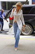 GIGI HADID Arrives at CBS Studios in New York 05/08/2024