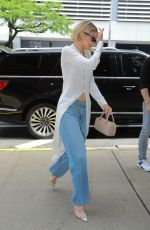 GIGI HADID Arrives at CBS Studios in New York 05/08/2024