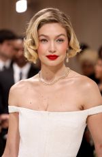 GIGI HADID at Met Gala Celebrating Sleeping Beauties: Reawakening Fashion in New York 05/06/2024