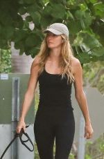 GISELE BUNDCHEN Out for a Mrning Walk with Her Dog in Miami 04/30/2024