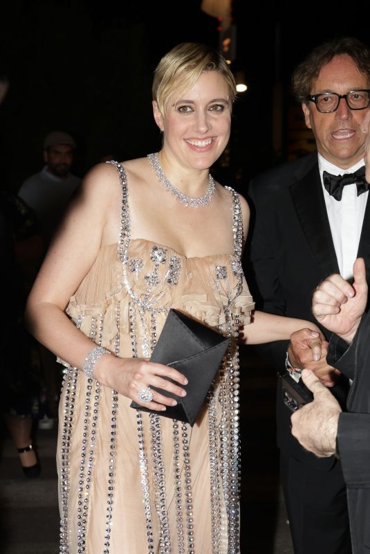 GRETA GERWIG Arrives at Furiosa: A Mad Max Saga Afterparty in Cannes 05/15/2024