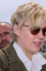GRETA GERWIG Arrives at Nice Airport for 77th Annual Cannes Film Festival 05/12/2024