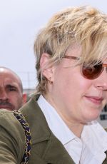 GRETA GERWIG Arrives at Nice Airport for 77th Annual Cannes Film Festival 05/12/2024