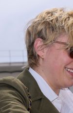 GRETA GERWIG Arrives at Nice Airport for 77th Annual Cannes Film Festival 05/12/2024