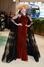 GWENDOLIN CHRISTIE at Met Gala Celebrating Sleeping Beauties: Reawakening Fashion in New York 05/06/2024