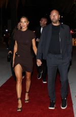 HANNAH JETER Arrives at Carbone Restaurant in Miami 05/02/2024