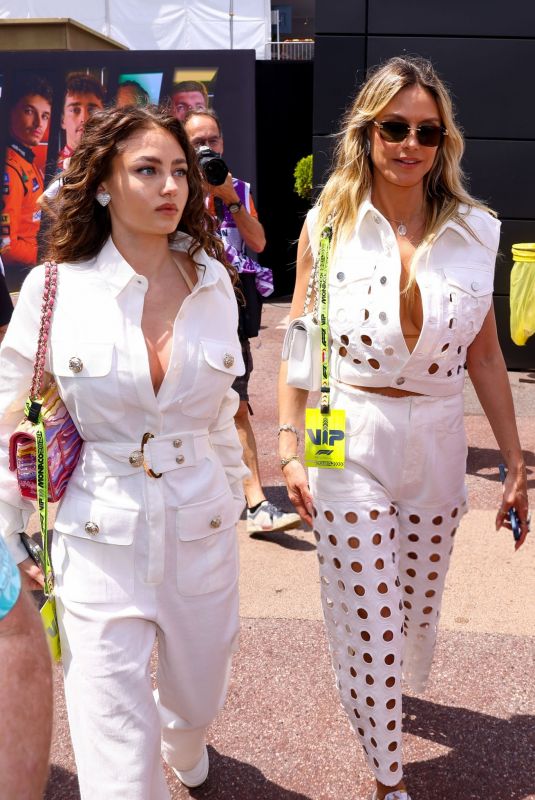 HEIDI and LENI KLUM at F1 Grand Prix of Monaco in Monte Carlo 05/26/2024