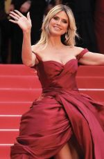 HEIDI KLUM at 77th Annual Cannes Film Festival Opening Ceremony at Palais des Festivals 05/14/2024