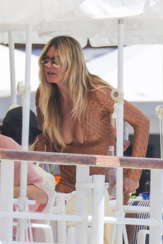 HEIDI KLUM at Eden Roc Hotel in Cannes 05/22/2024