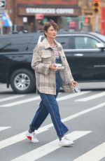 HELENA CHRISTENSEN Grabbing Lunch To Go in New York 05/10/2024