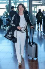 IRENE JACOB Arrives at Nice Airport 05/18/2024