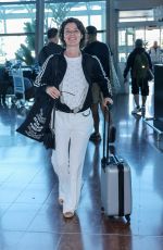 IRENE JACOB Arrives at Nice Airport 05/18/2024