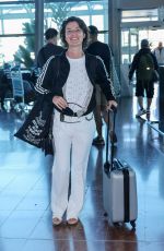IRENE JACOB Arrives at Nice Airport 05/18/2024