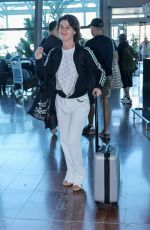 IRENE JACOB Arrives at Nice Airport 05/18/2024