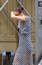 IRINA SHAYK Arrives at a Friend