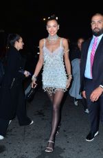 IRINA SHAYK Arrives at Met Gala After-Party in New York 05/06/2024