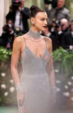 IRINA SHAYK at Met Gala Celebrating Sleeping Beauties: Reawakening Fashion in New York 05/06/2024