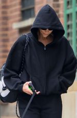 IRINA SHAYK Out with Her Dog in New York 05/09/2024